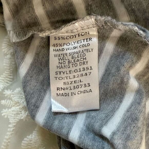 Umgee Sleeveless Stripes Lace Tunic - Women’s US L - Picture 11 of 12